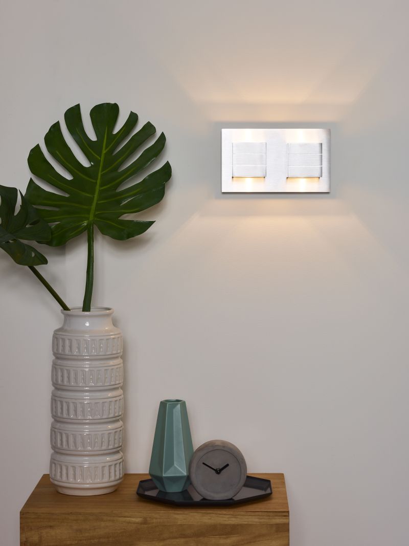 BOK 69B - Nástenné svietidlo - 2xG9/40W - Saténový chróm